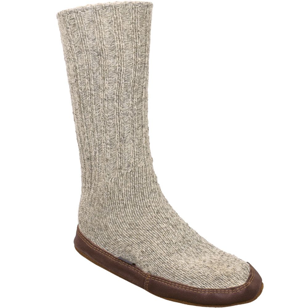 Acorn Slipper Sock Slippers - Womens Grey