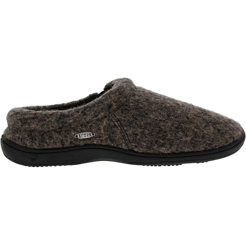 Acorn Digby Gore Slippers - Mens Grey Side View
