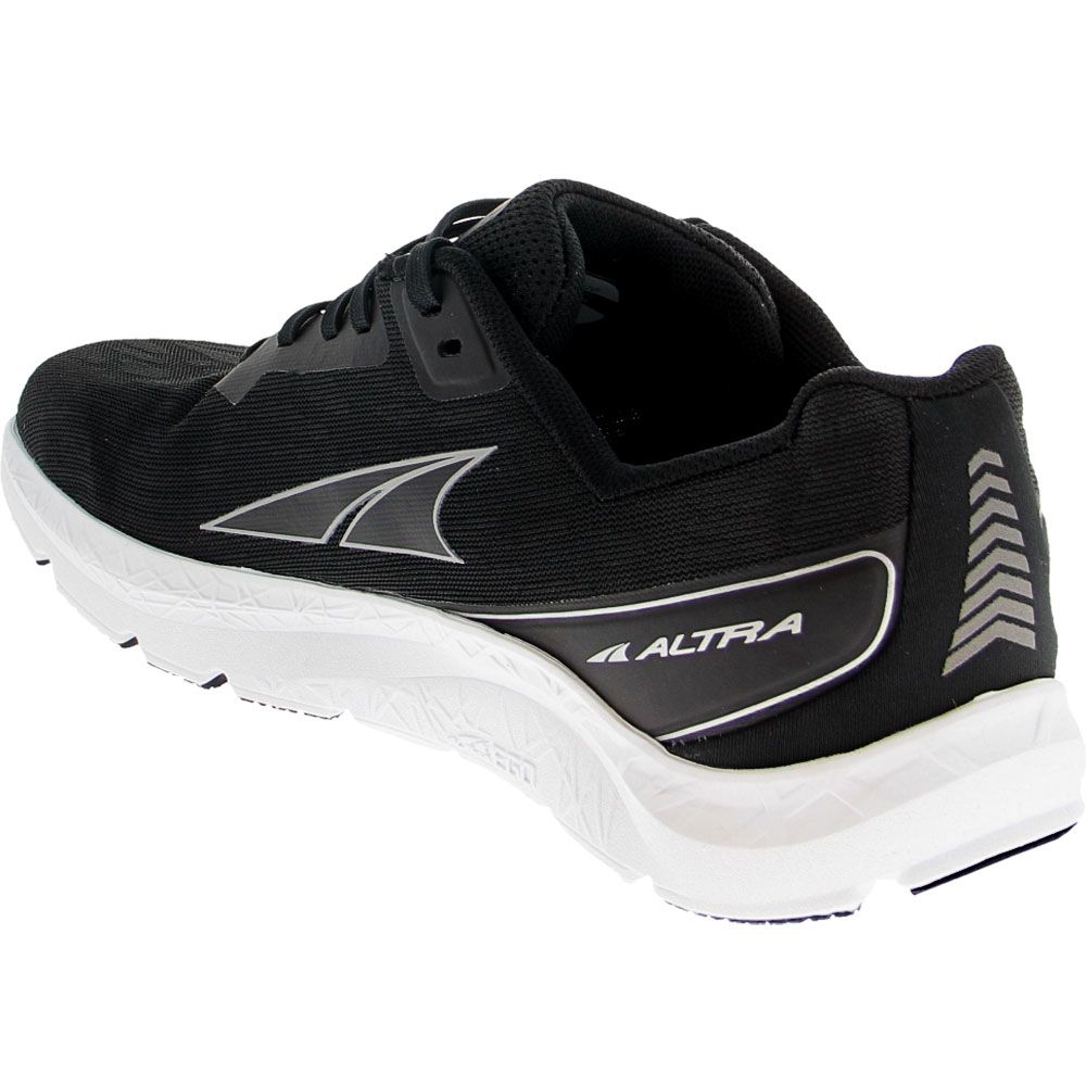 Altra Rivera Running Shoes - Womens Black White Back View