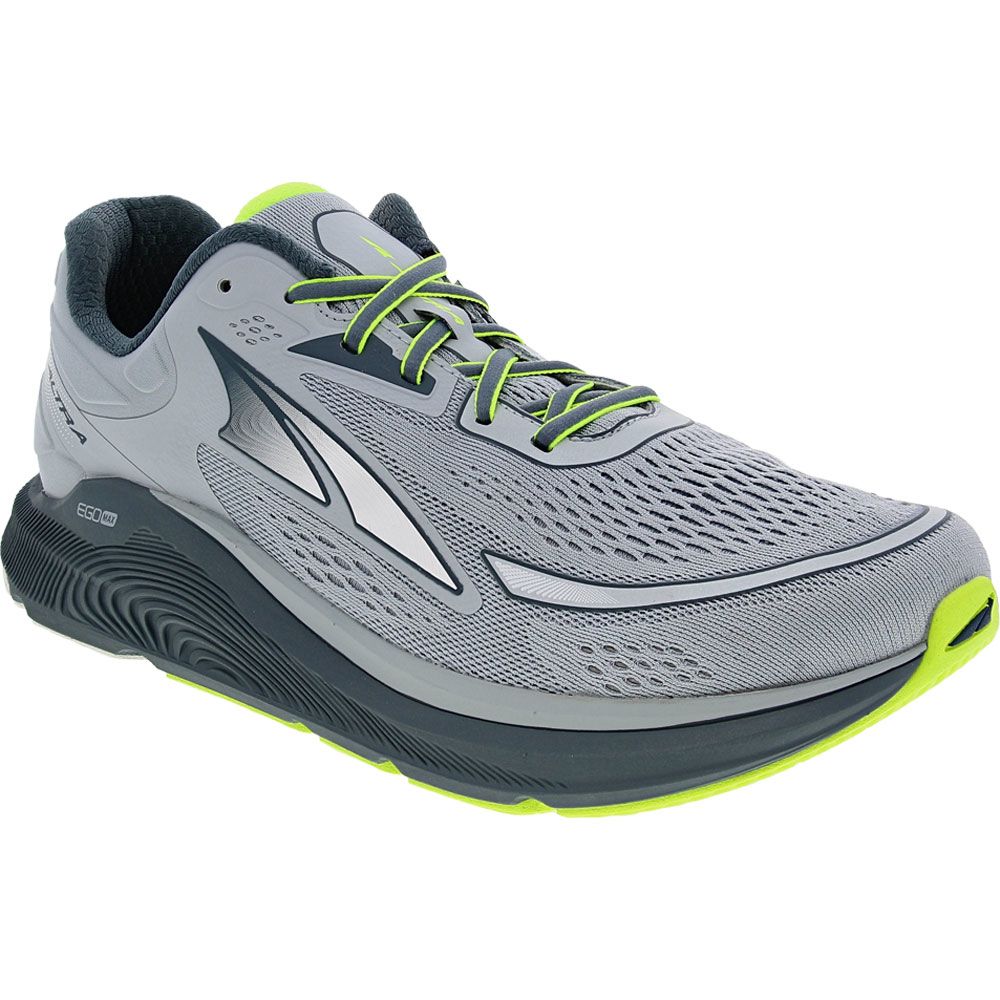 Altra Paradigm 6 Running Shoes - Mens Gray Lime