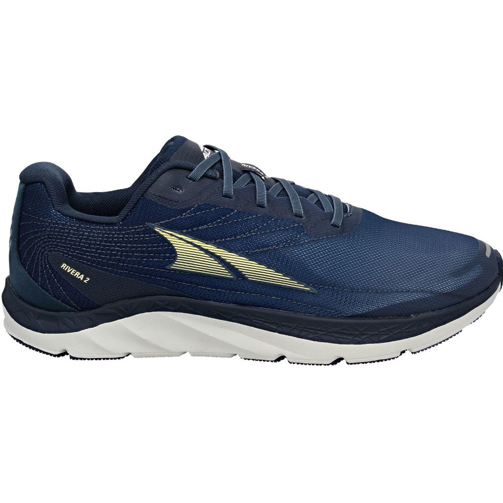 Altra Rivera 2 Running Shoes - Mens Navy Side View