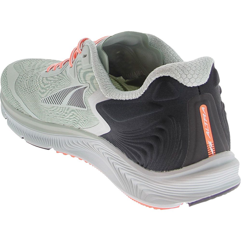 Altra Torin 5 Running Shoes - Womens Gray Coral Back View