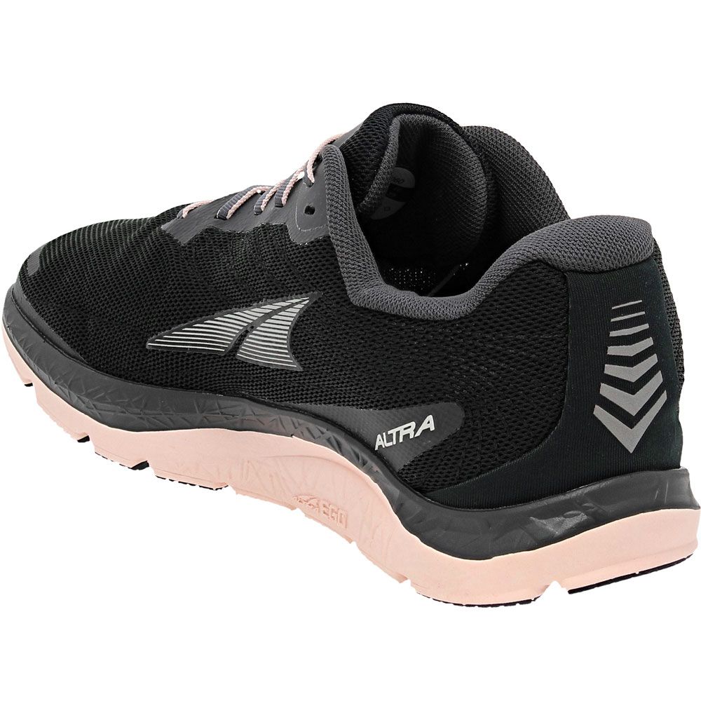 Altra Rivera 2 Running Shoes - Womens Black Red Back View