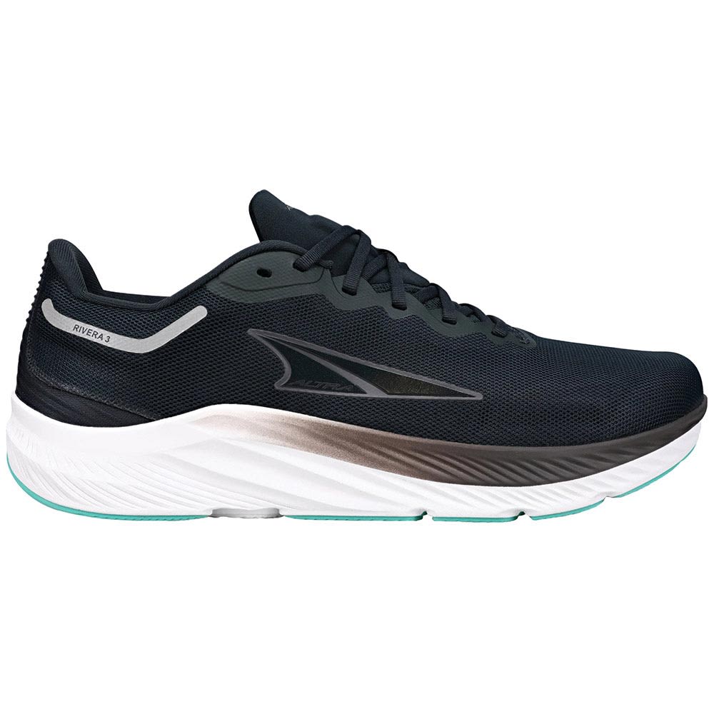 Altra Rivera 3 Running Shoes - Mens Black Side View