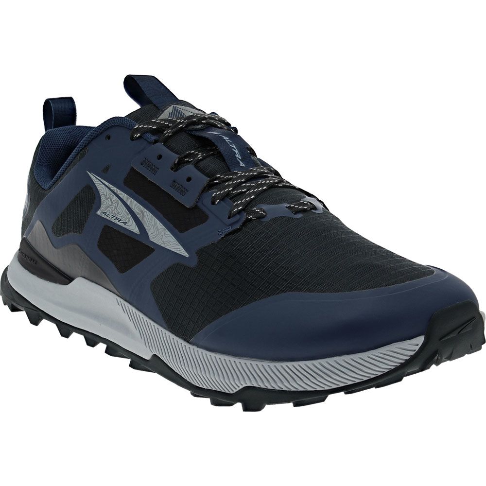 Altra Lone Peak 8 Trail Running Shoes - Mens Navy Black