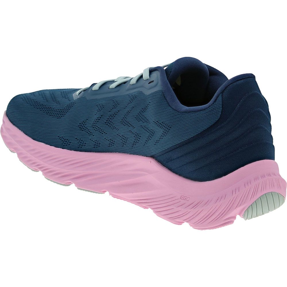 Altra Rivera 4 Running Shoes - Womens Navy Pink Back View