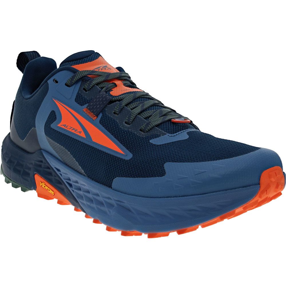 Altra Timp5 Trail Running Shoes - Mens Blue Orange