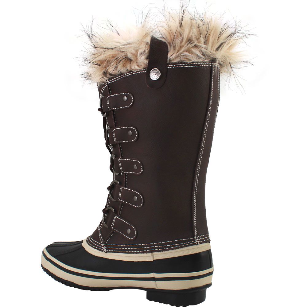 Absolute Canada Panorama 2 Winter Boots - Womens Brown Back View