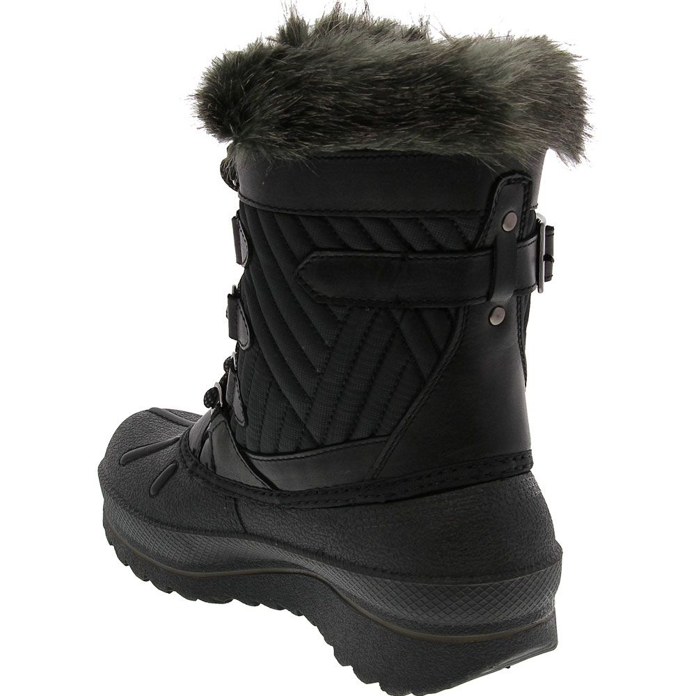 Absolute Canada Leah Winter Boots - Womens Black Back View