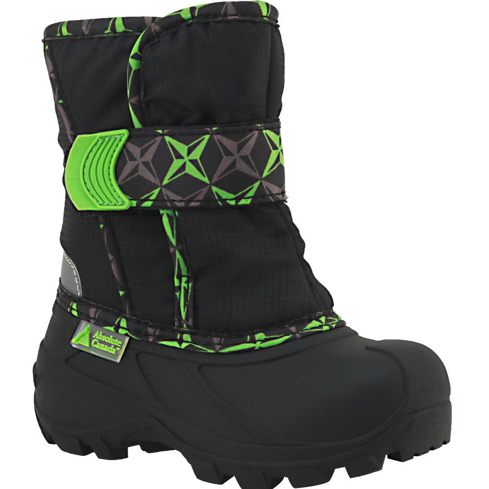 Absolute Canada Lumino Winter Boots - Baby Toddler Green