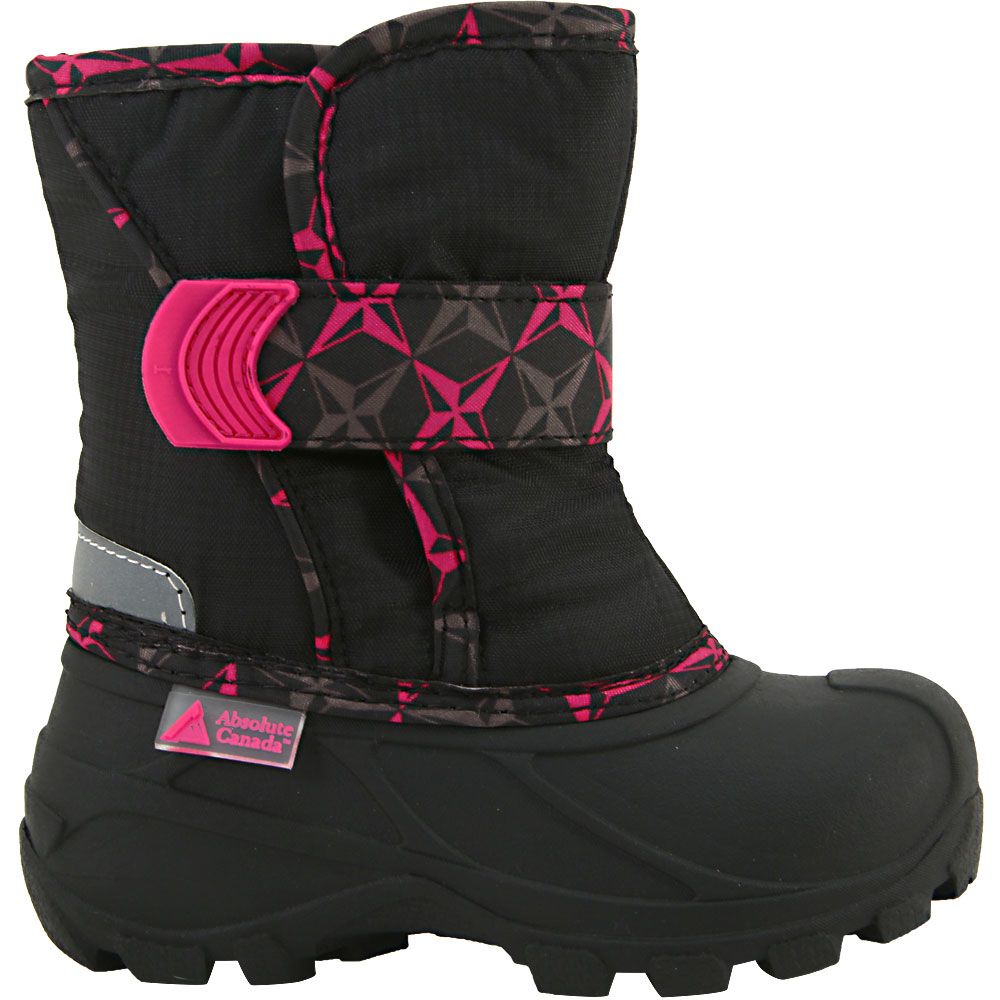 Absolute Canada Lumino Winter Boots - Baby Toddler Pink