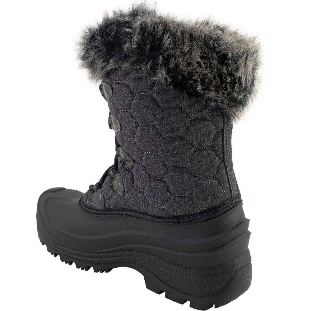 Absolute Canada Puff Winter Boots - Womens Grey Back View