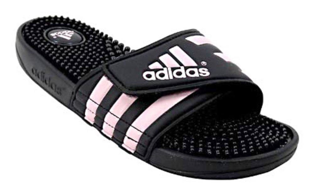 Adidas Adissage Slide Sandals - Womens Black Diva Pink