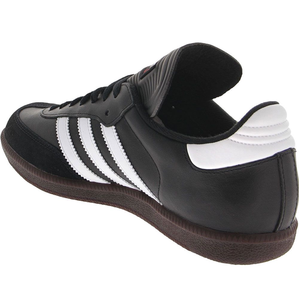 Adidas Samba Original Indoor Soccer Shoes - Mens Black White Back View