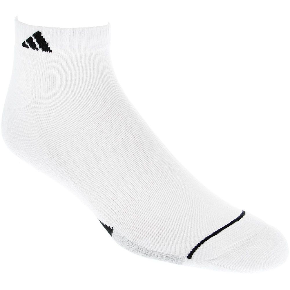 Adidas Cushioned 2 Lo Cut 3pk Socks White Black Onix