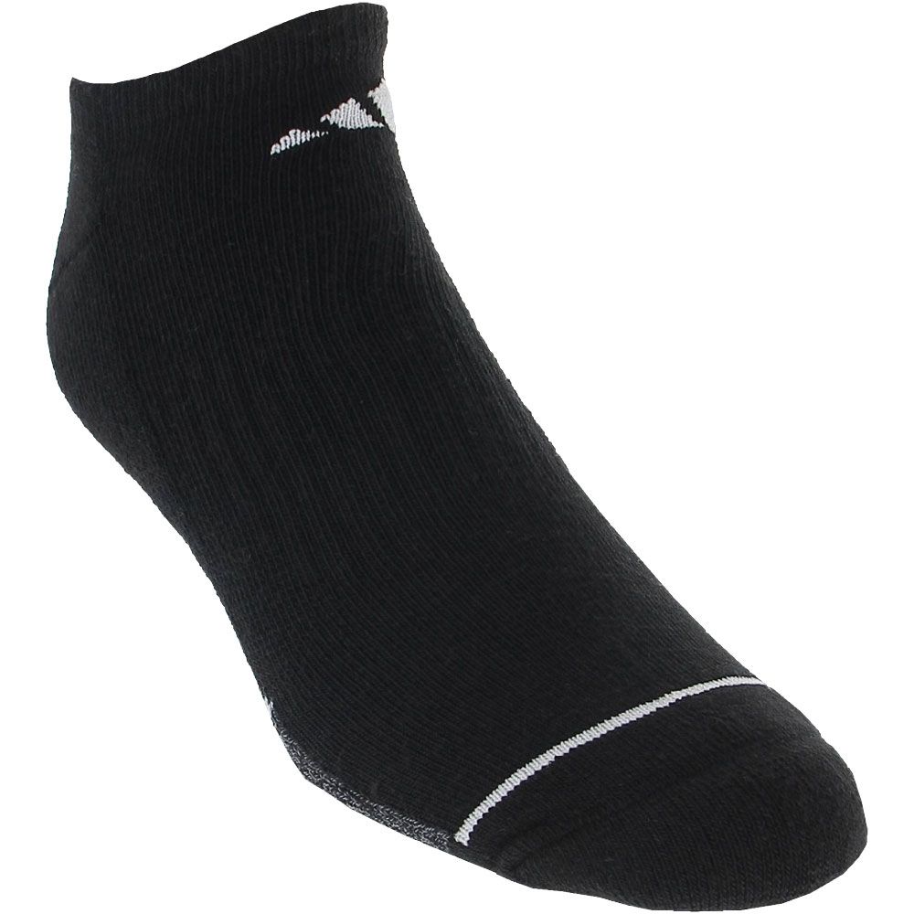 Adidas Cushioned Mens No Show  3-Pack Socks Black