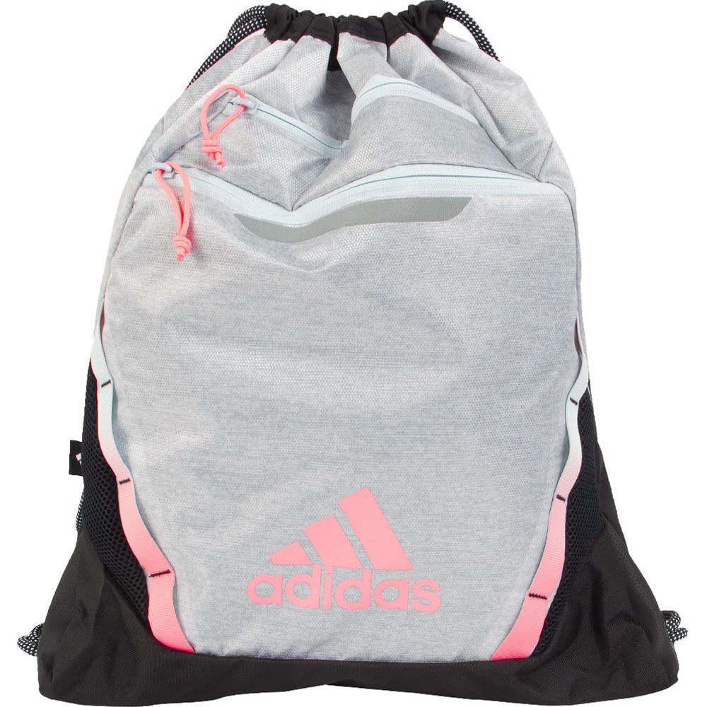 Adidas Rumble 3 Sackpack Bags White Black Pink