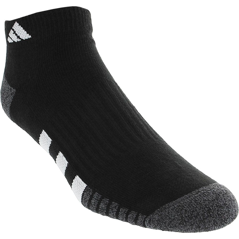 adidas Athletic Cushioned Low-Cut Socks 6 Pairs XL - White, Men's Training