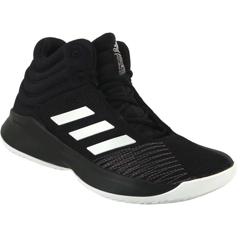 Adidas Pro Spark 2018 Basketball Shoes - Boys Black White