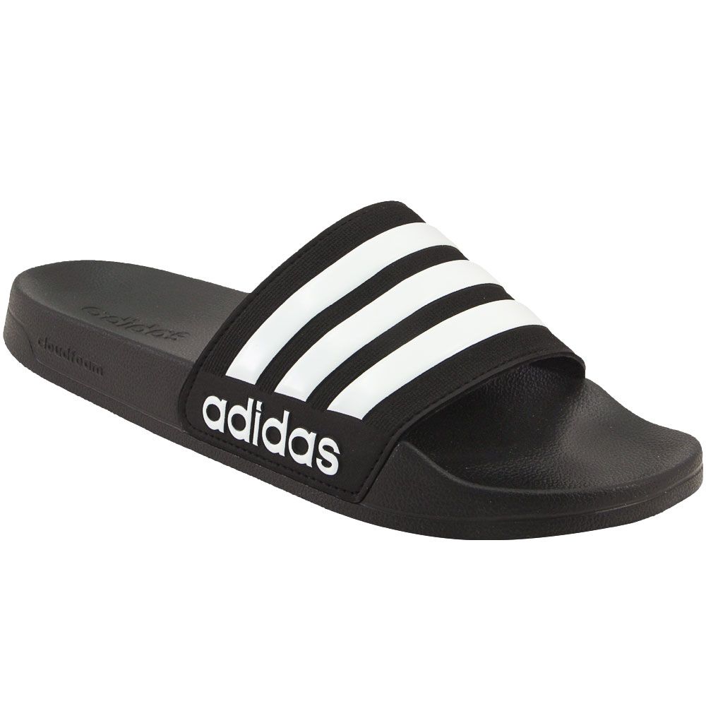 Adidas Adilette Shower Water Sandals - Mens Black White