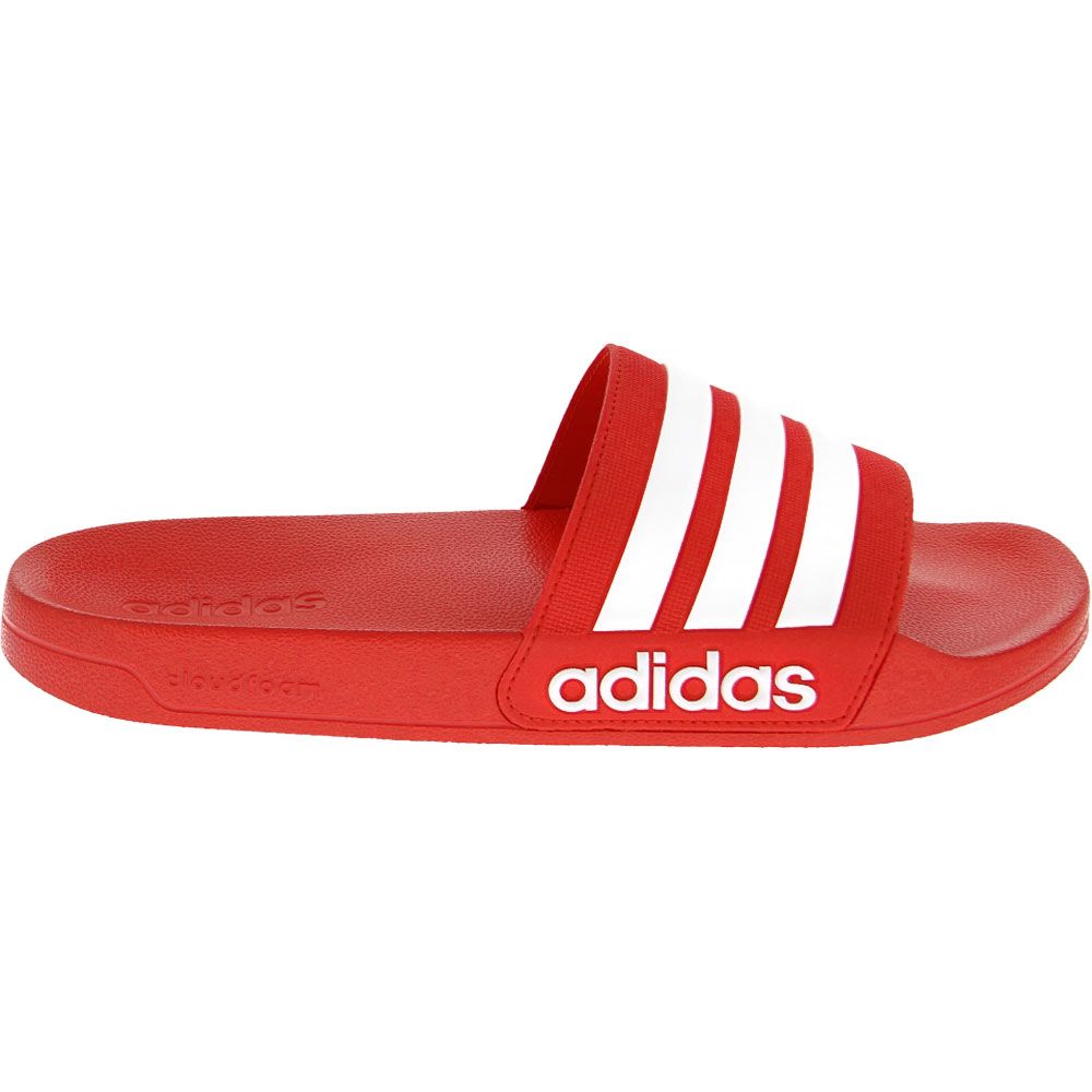 'Adidas Adilette Shower Slide Sandals - Mens Red