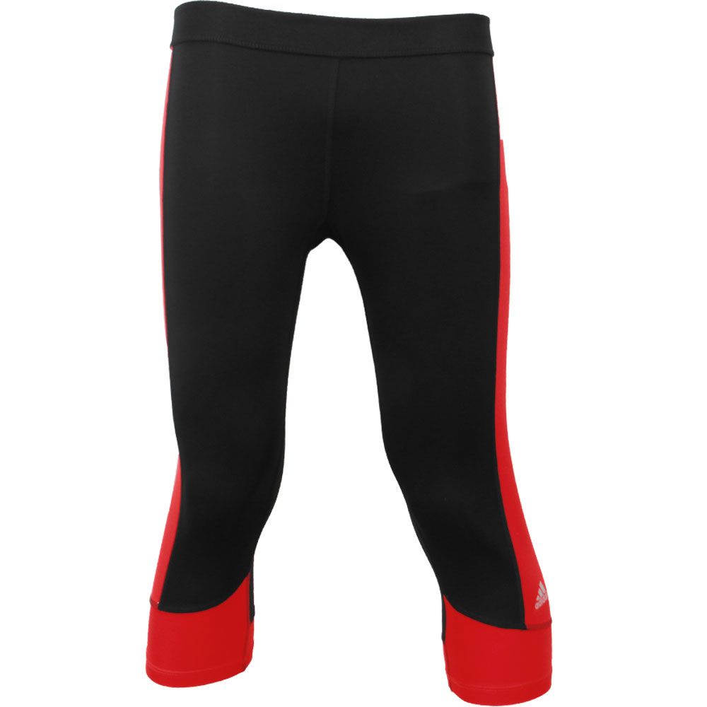 Adidas Techfit Capri Pants - Womens Black Red