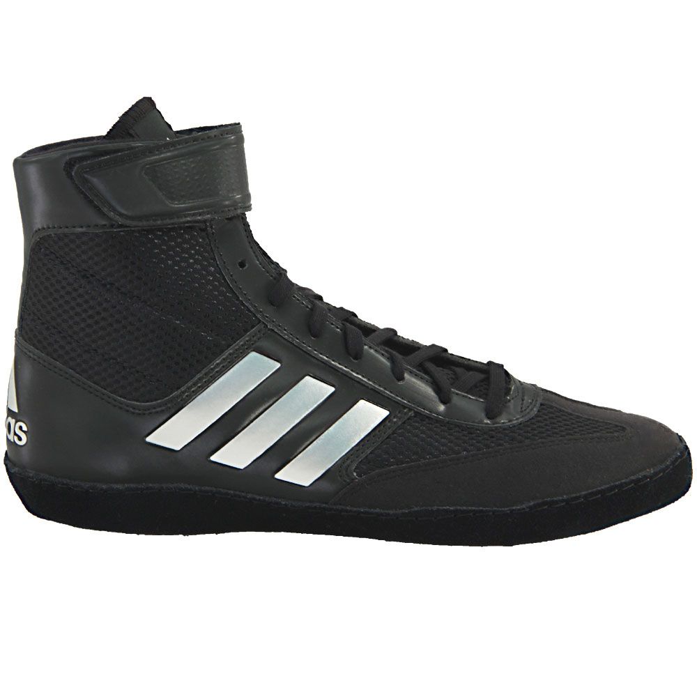 Adidas Combat Speed 5 Wrestling Shoes - Mens Black Silver