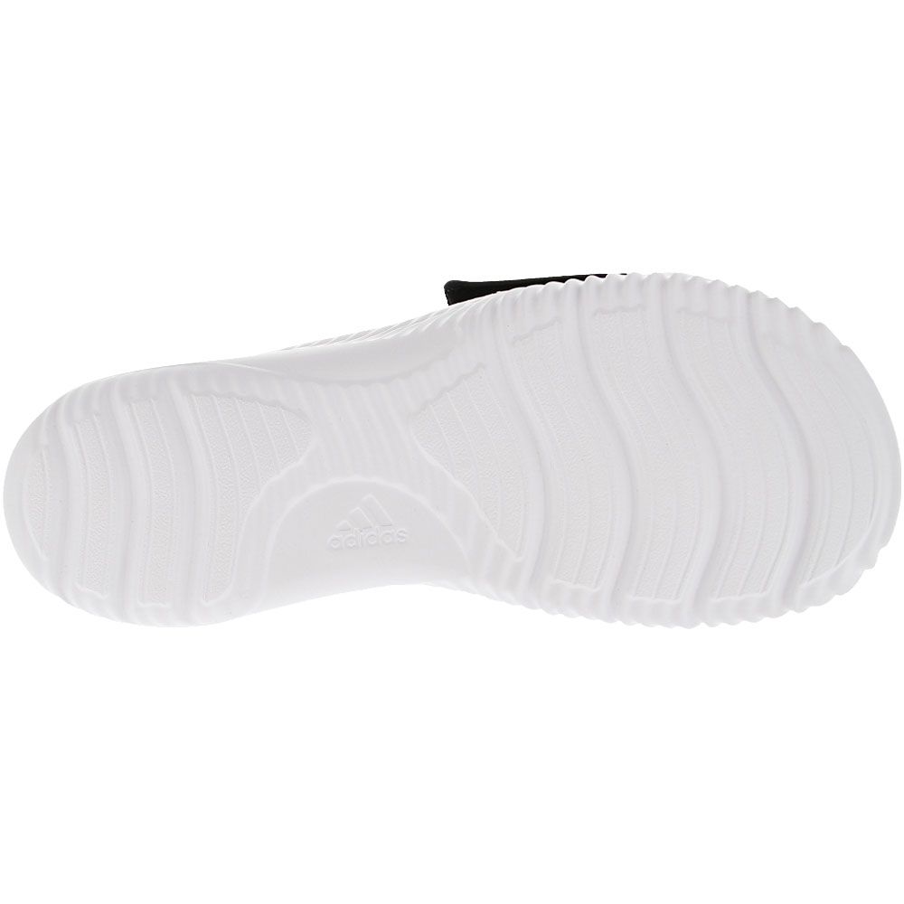 Adidas Alphabounce BB Slide Slide Sandals - Mens Black White Sole View