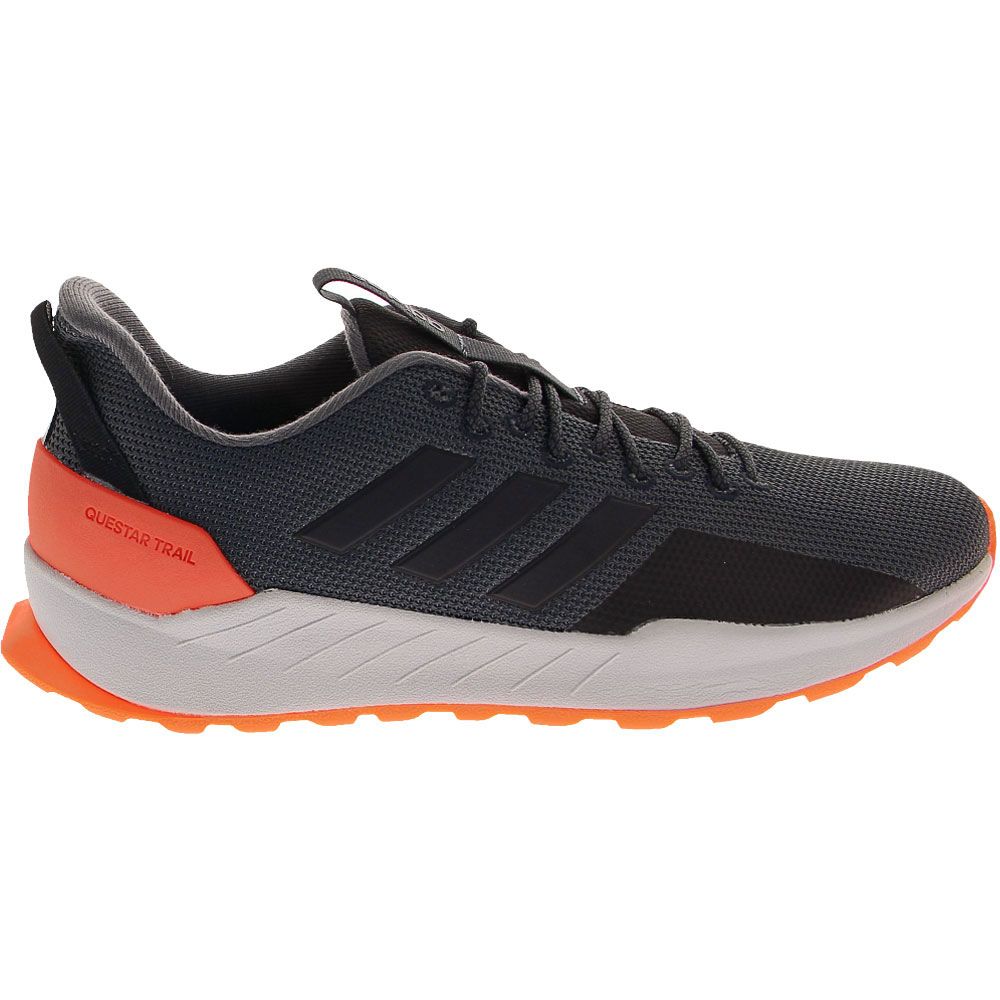 Adidas Questar Trail Running Shoes - Mens Grey Side View