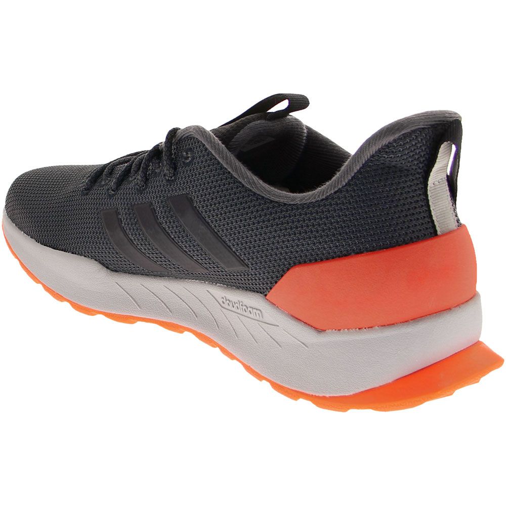 Adidas Questar Trail Running Shoes - Mens Grey Back View