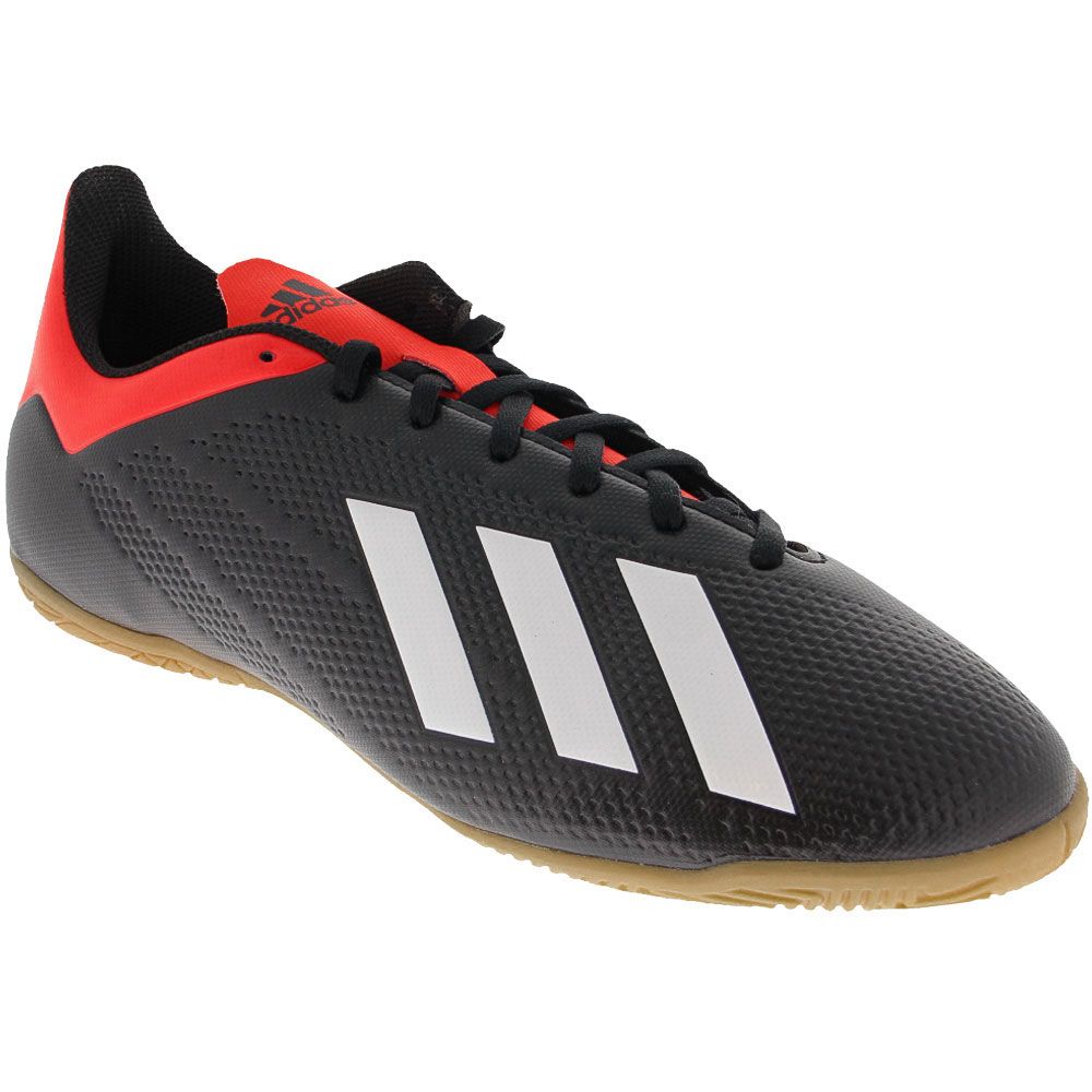 Adidas X 18 4 In Indoor Soccer Shoes - Mens Black White Red