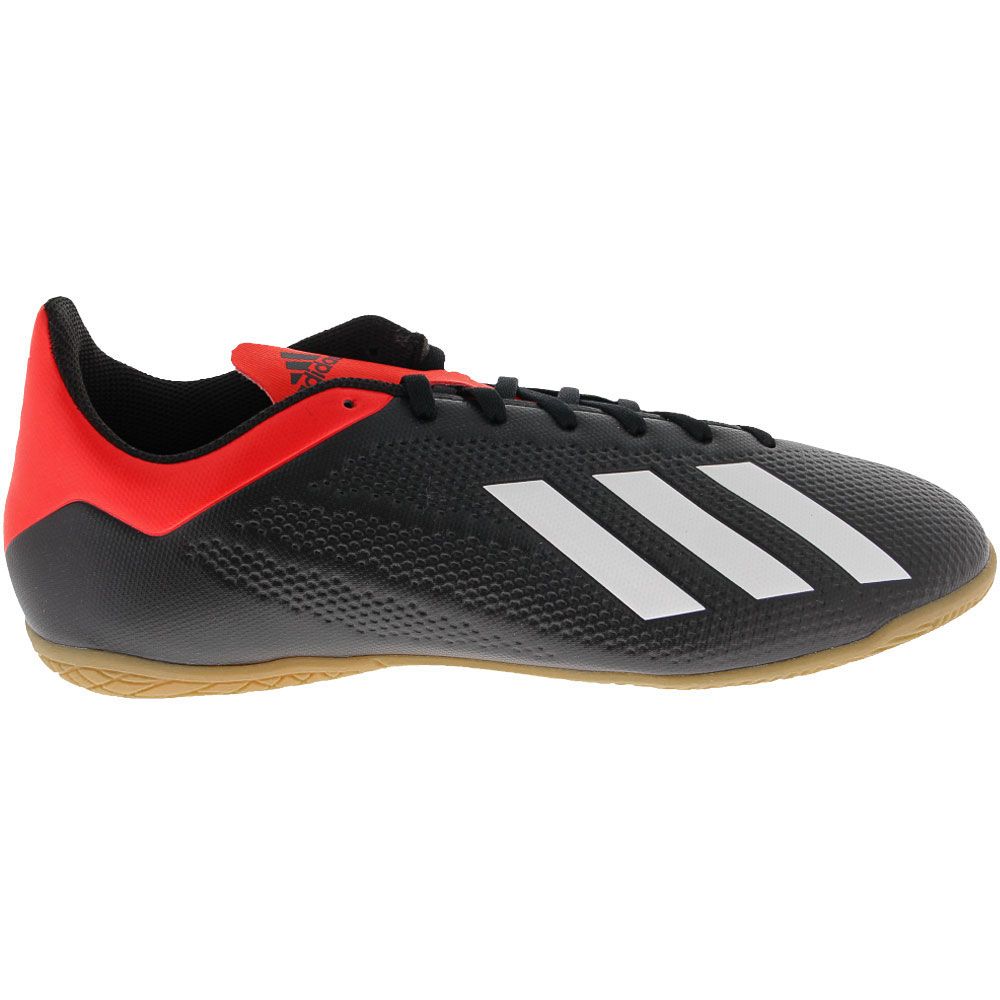 Adidas X 18 4 In Indoor Soccer Shoes - Mens Black White Red