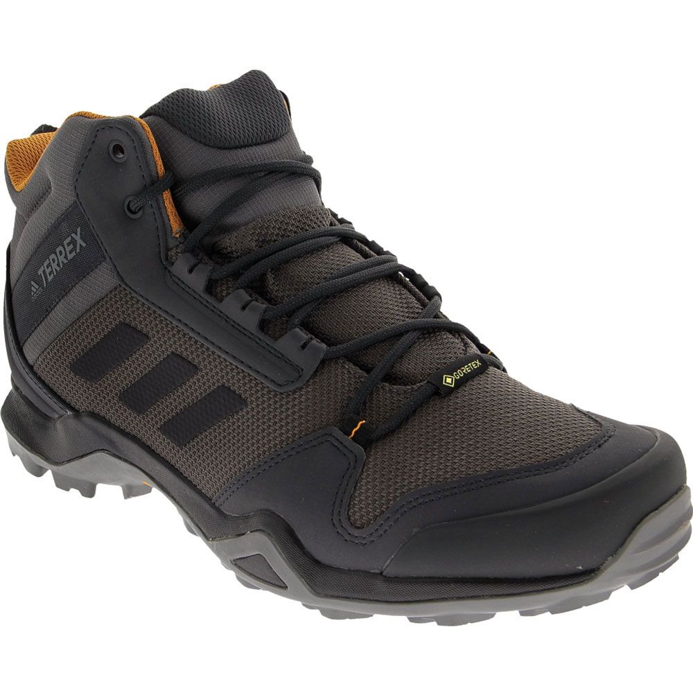 Adidas Terrex Ax3 Mid Gtx Hiking Boots - Mens Grey Black