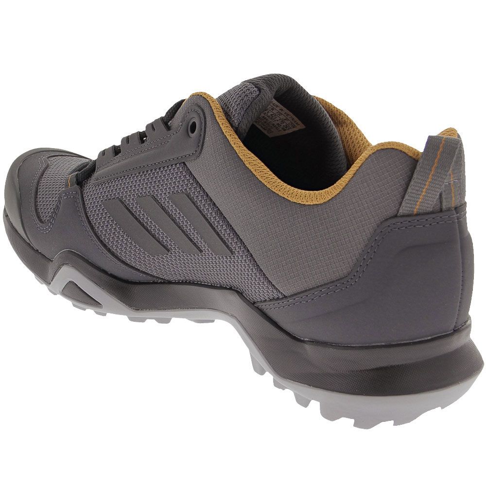 Adidas Terrex Ax3 Hiking Shoes - Mens Grey Back View