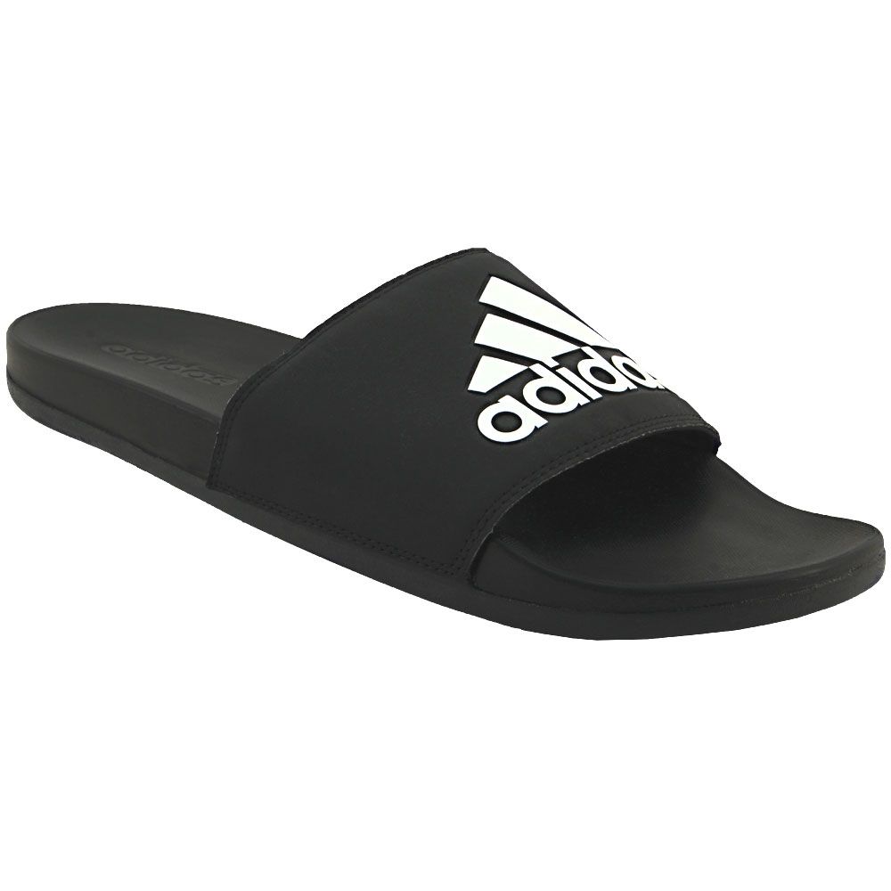 Adidas Adilette Comfort Slide Sandals - Mens Black White