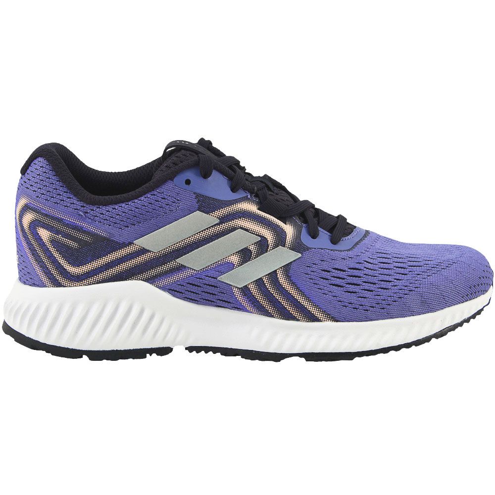 'Adidas Aerobounce Running Shoes - Womens Purple Silver