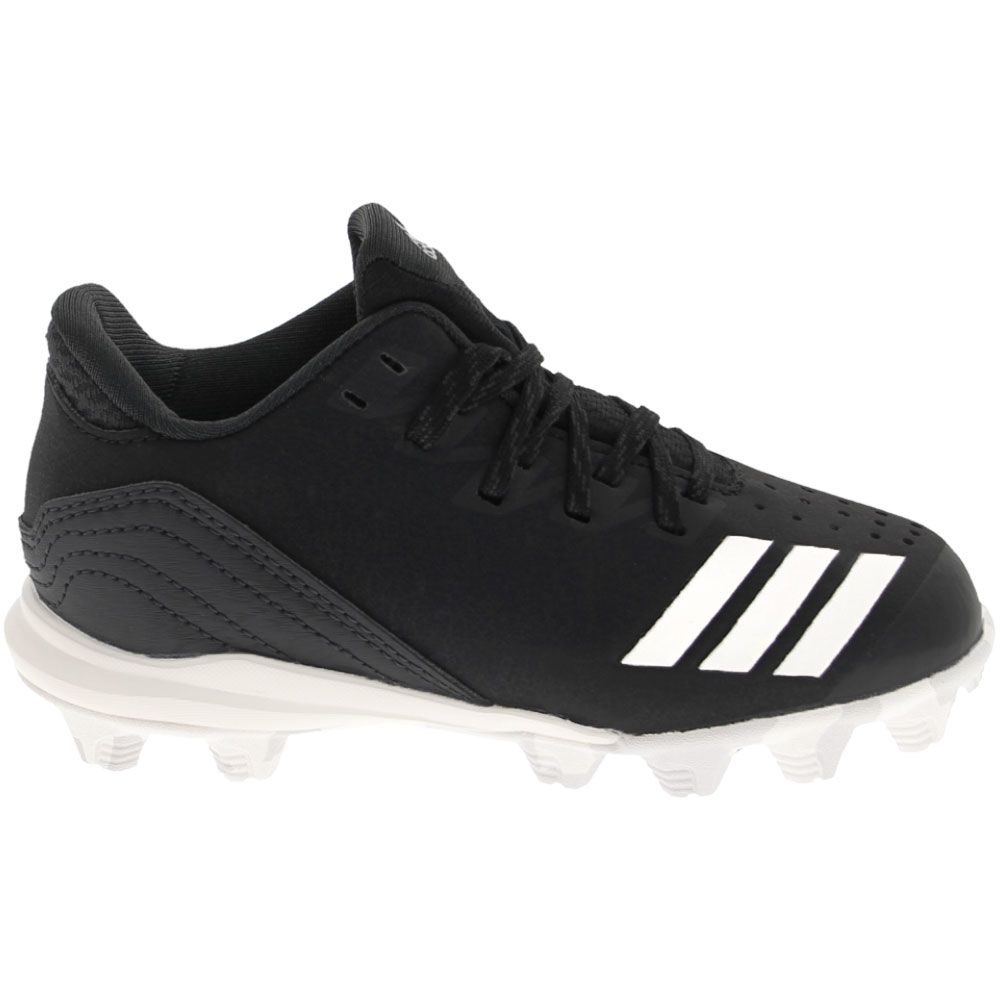 Adidas Icon 4 Md K Baseball Cleats - Boys Core Black Running White Carbon
