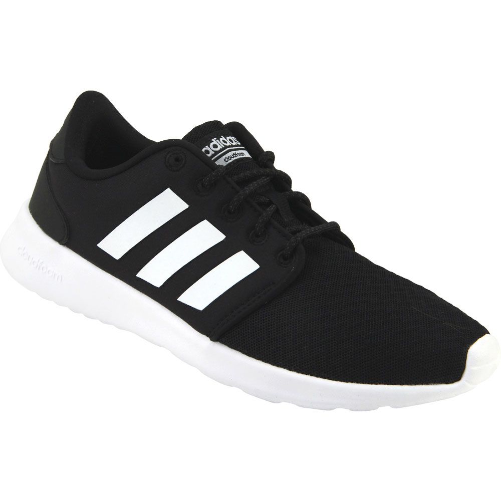 Adidas Cf Qt Racer Running Shoes - Womens Black White Carbon