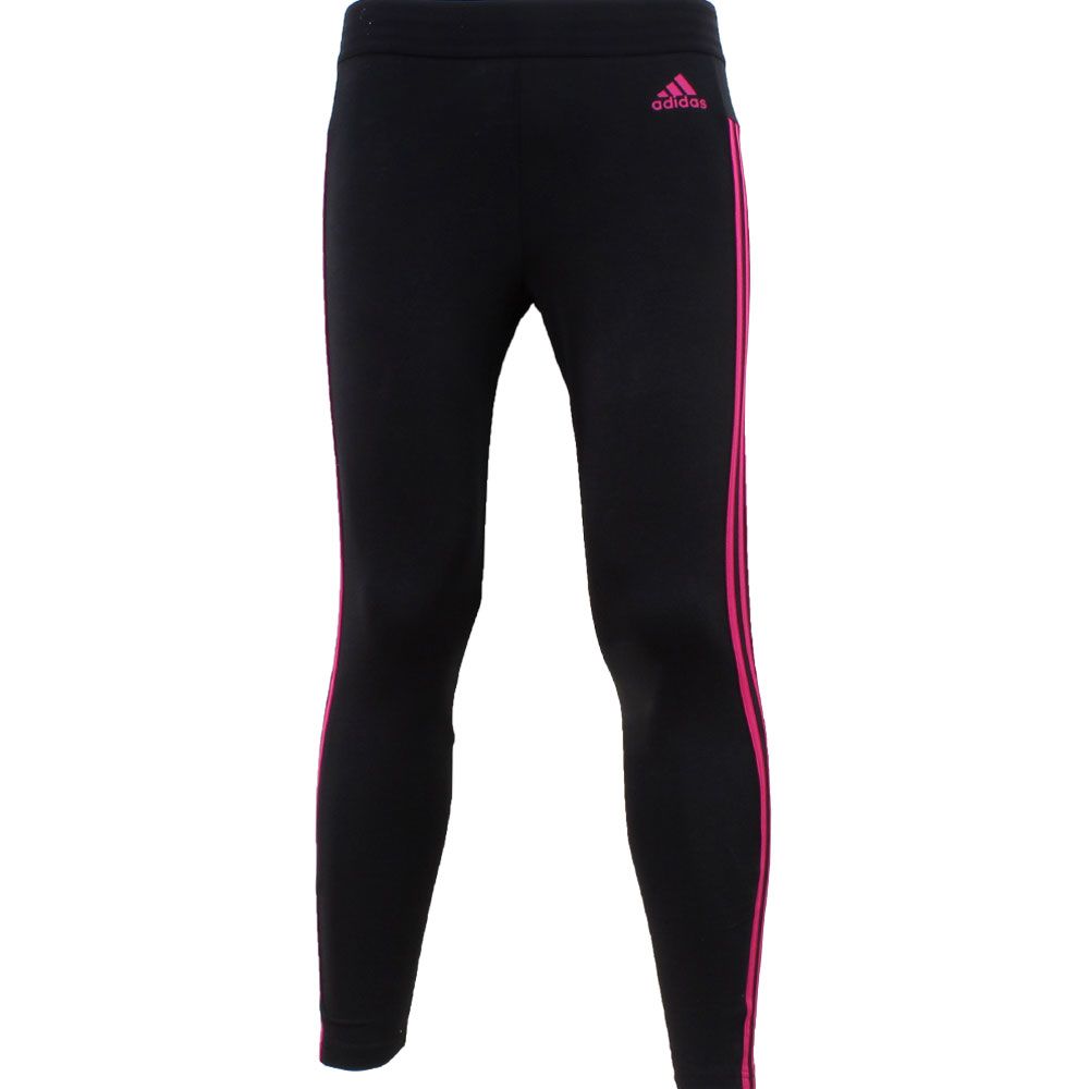 'Adidas Essential 3s Tight Pants - Womens Black Pink
