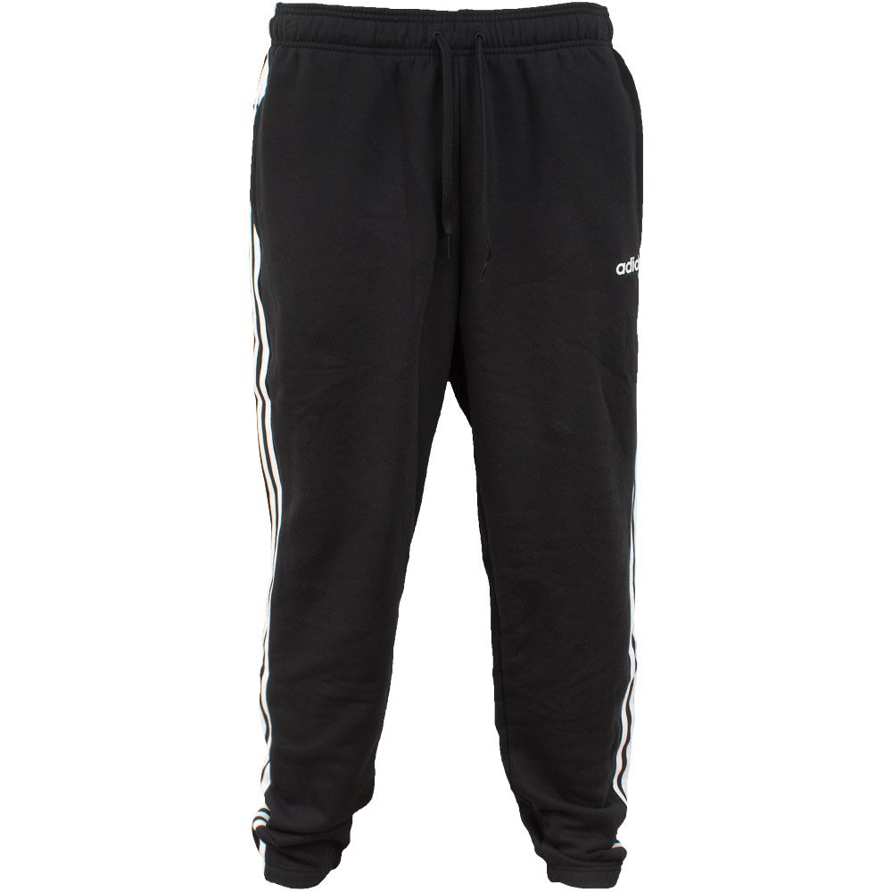 Adidas Essential 3s Fleece Pants Black White