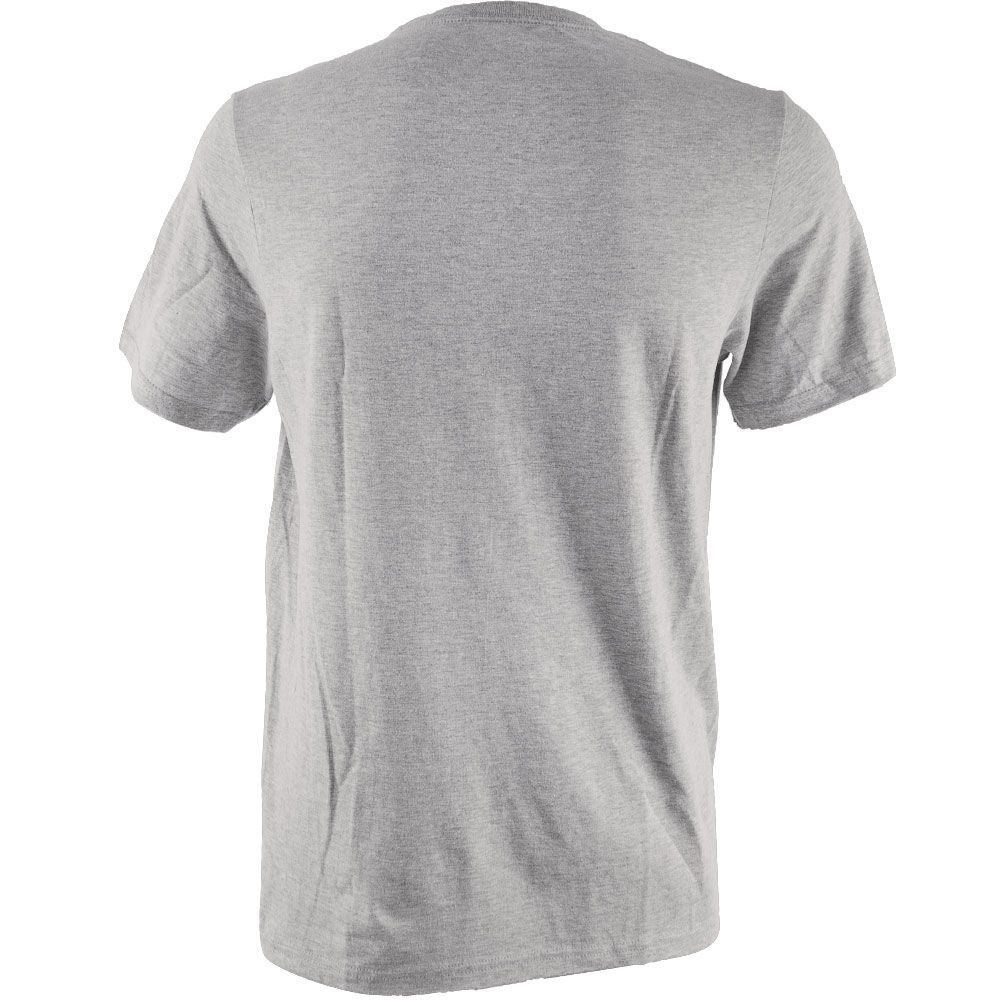Adidas Basic Badge Of Sport T Shirts - Mens Grey Heather View 2