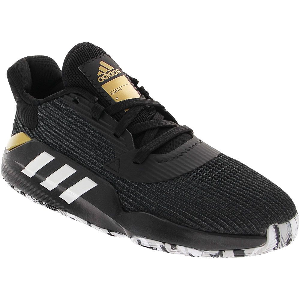 Adidas Pro Bounce 2019 Low Basketball Shoes - Mens Black White