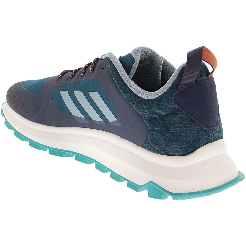 Adidas Response Trail 10 Trail Running Shoes - Womens Blue Back View