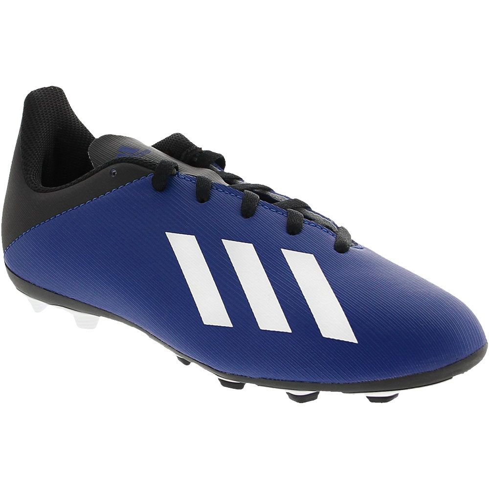 Adidas X 19 4 Fxg J Outdoor Soccer Cleats - Boys Royal White