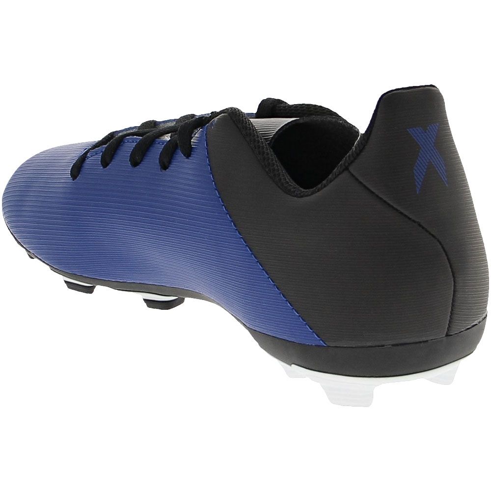 Adidas X 19 4 Fxg J Outdoor Soccer Cleats - Boys Royal White Back View