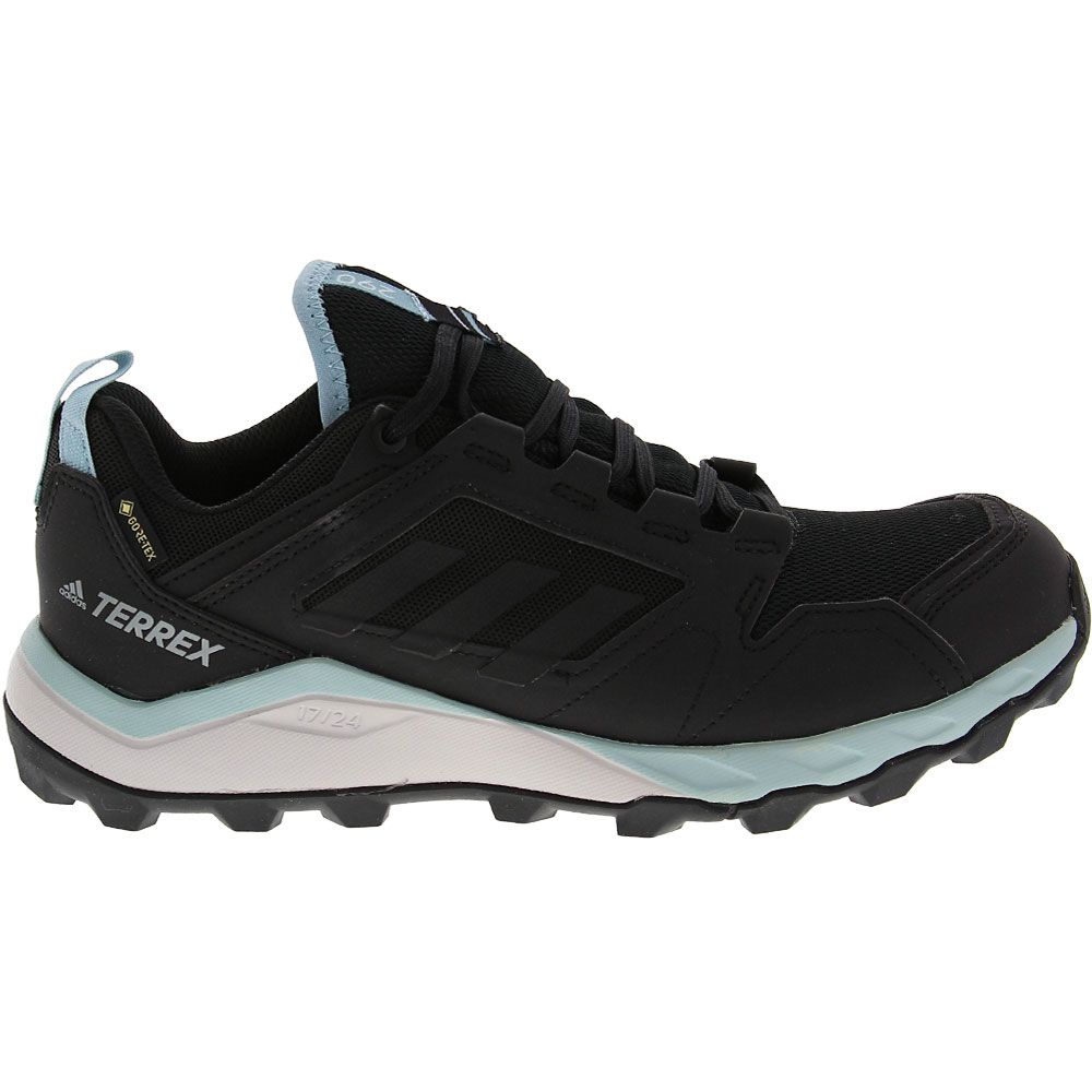 Adidas Terrex Agravic Trgtx Trail Running Shoes - Womens Black Black Black Side View
