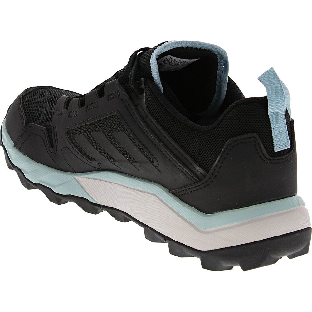 Adidas Terrex Agravic Trgtx Trail Running Shoes - Womens Black Black Black Back View