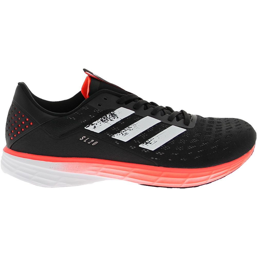 'Adidas Sl20 Running Shoes - Mens Black White