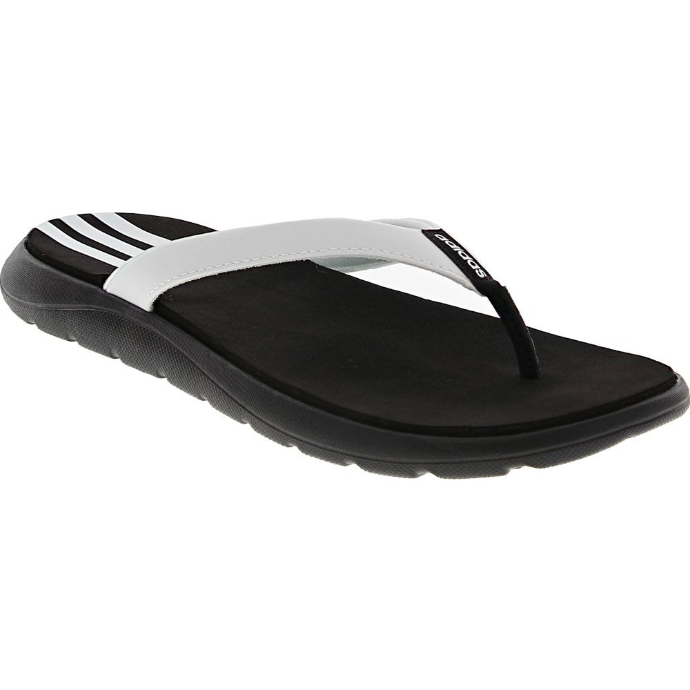 Adidas Comfort Flip Flop Flip Flops - Womens Black White