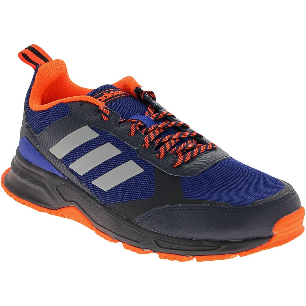 Adidas Rockadia 3 Trail Running Shoes - Mens Royal Blue Orange Grey